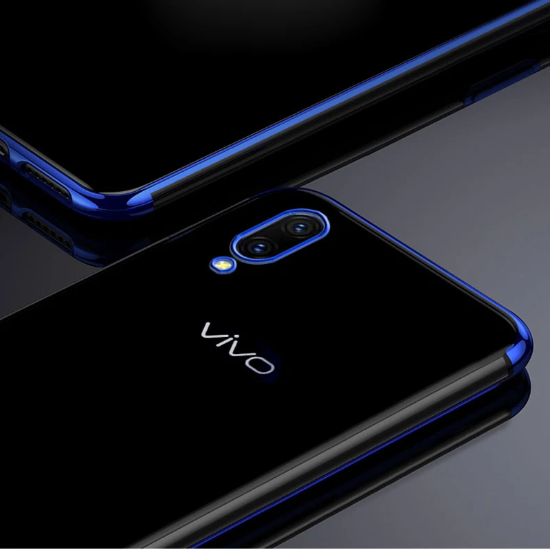 Чехол VIVO V11 для Pro V11i X21S силиконовый мягкий прозрачный чехол из ТПУ задней панели