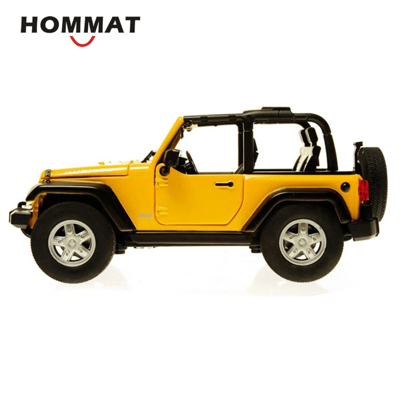Hommate моделирование 1:24 Jeep Wrangler Rubicon внедорожник автомобиль сплав литья под