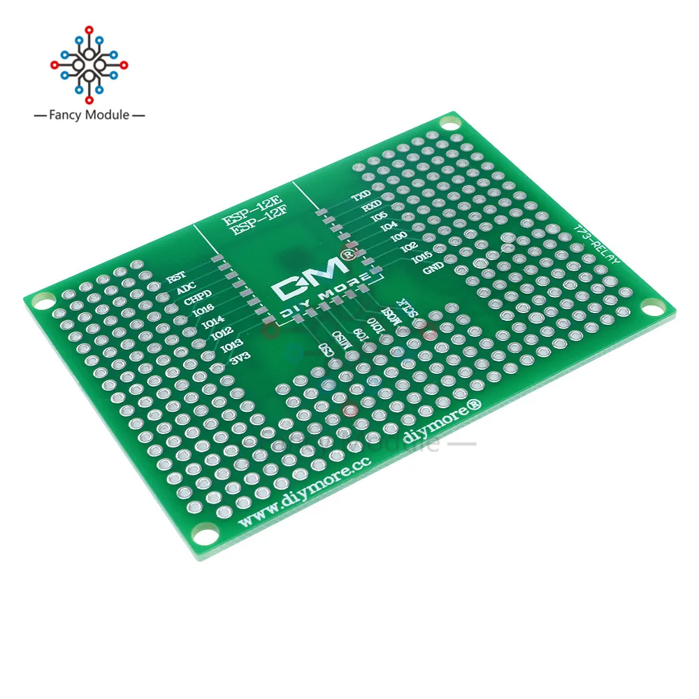 5x7 см двухсторонний прототип печатной платы Универсальный макет для Arduino UNO R3 ESP8266