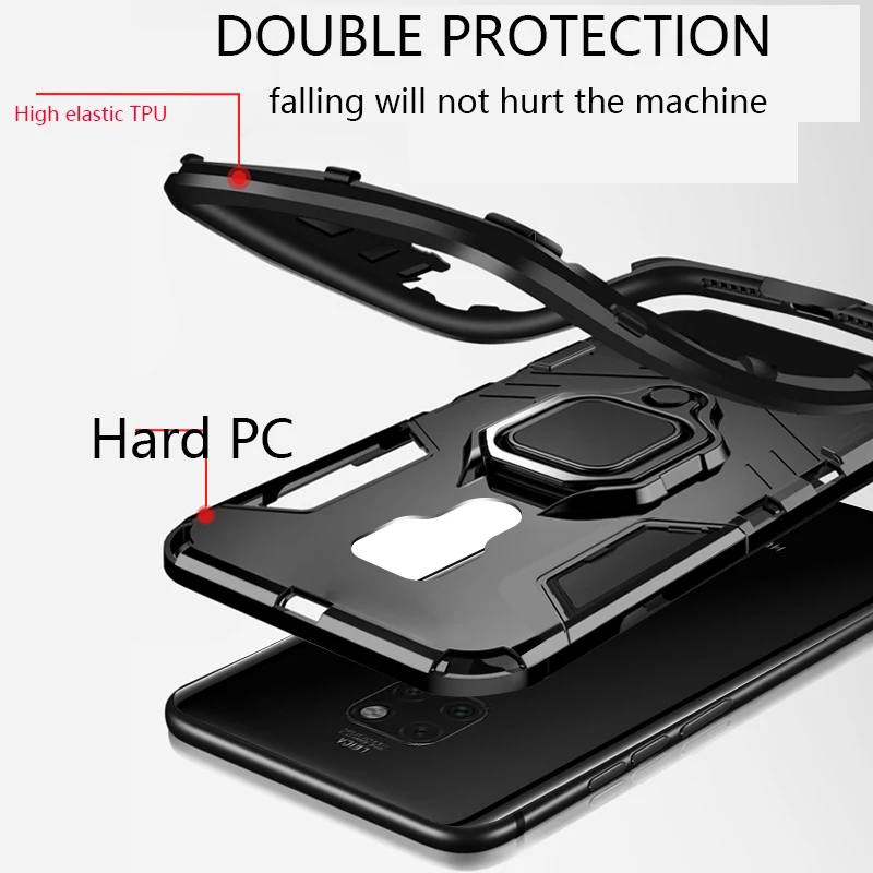Luxury ArmorPhone Case For Huawei mate 20 lite PC Cover huawei pro Soft Anti-Fall Shockproof Full Back |