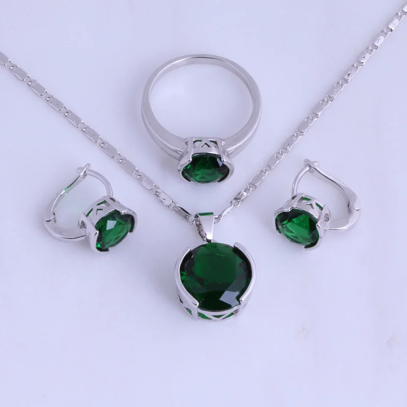 Женский простой круглая бриллиантовая бижутерия цвет серебро H0288 | Украшения и