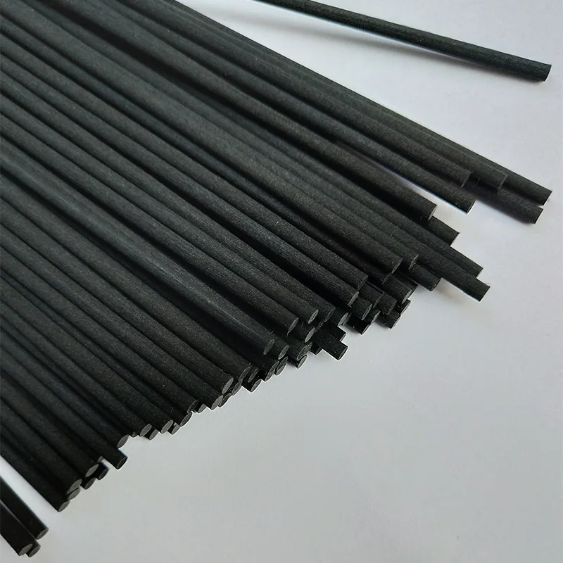 500 шт 22 см х 3 мм волокна черного ротанга палочки Замена Refill Reed диффузор палочки для украшения дома