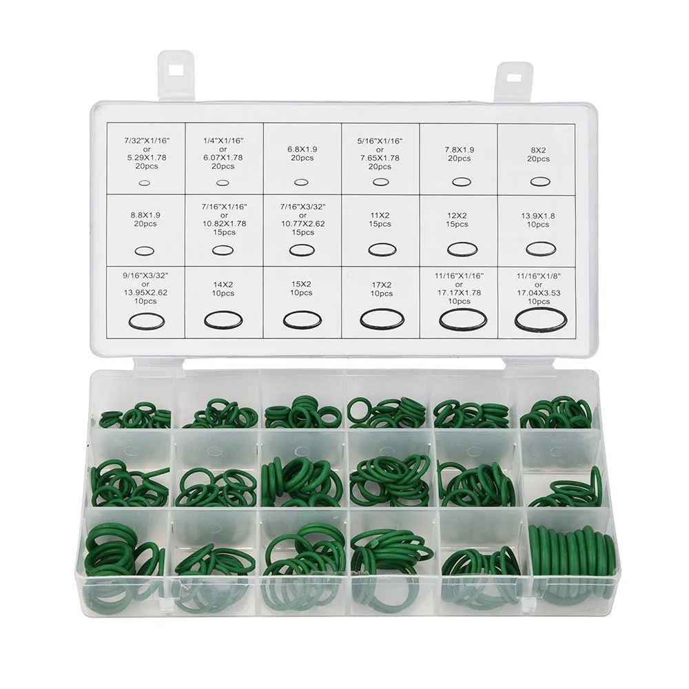270 Pcs 18 SizesAir Conditioning HNBR O Rings Car Auto Repair Tools Rubber Air Refrigerant Ring Sets tools | Автомобили и