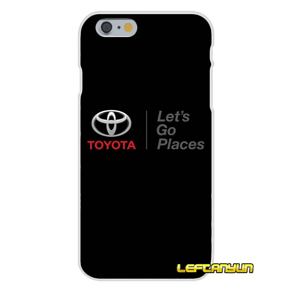 Для iPhone X 4 4S 5 5S 5C SE 6 S 7 8 плюс крутой автомобиль toyota логотип мягкий силиконовый