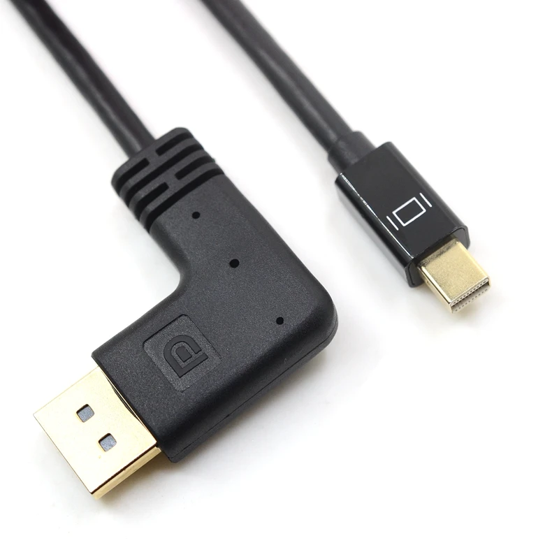 Кабель-адаптер Thunderbolt Mini Displayport-DisplayPort 1 2 преобразователь DP-DP под углом 30 см для