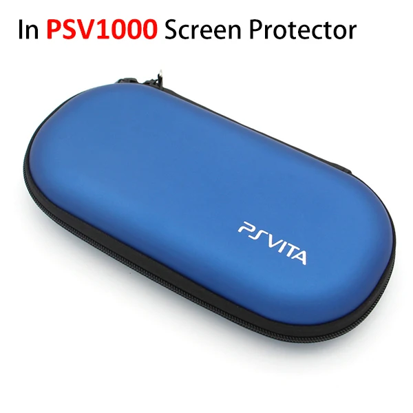 blue In PSV1000 2в1 защита экрана EVA анти-шок Жесткий Чехол сумка для sony psv 1000 геймпад чехол для psv ita 2000 тонкая консоль PS Vita сумка для переноски - Цвет: blue In PSV1000