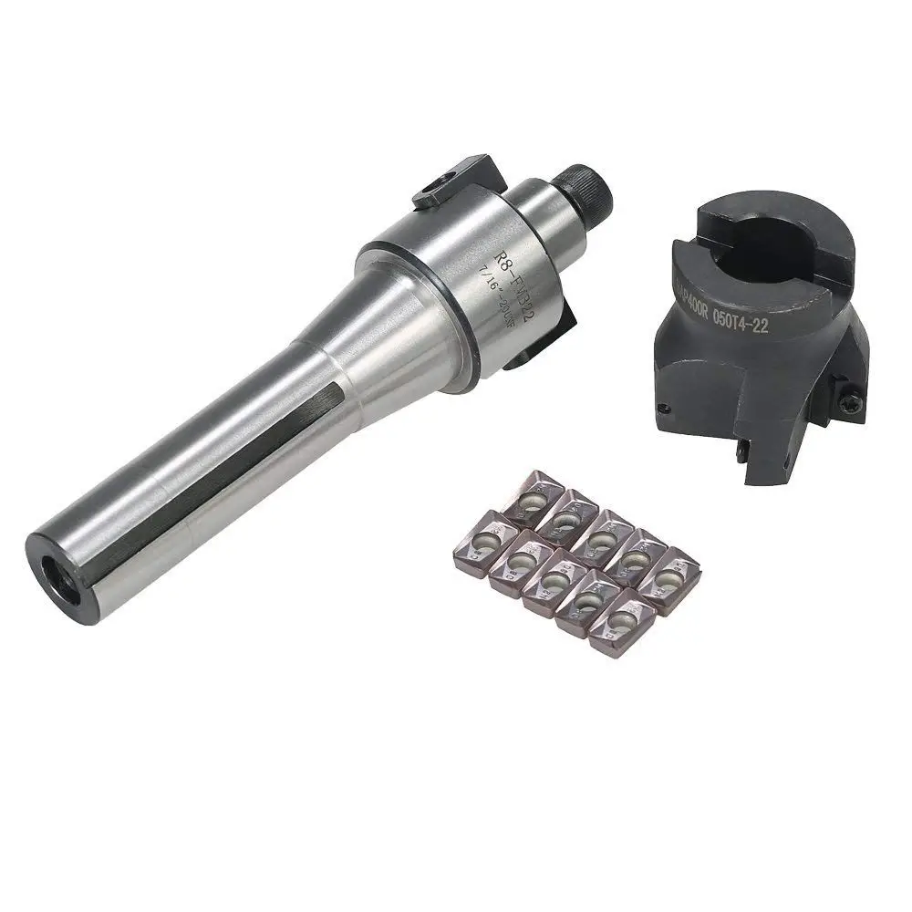 2 дюймовый R8 FMB22 хвостовик Лицевая оболочка мельница Arbor + 400R 50 мм CNC Концевая фреза