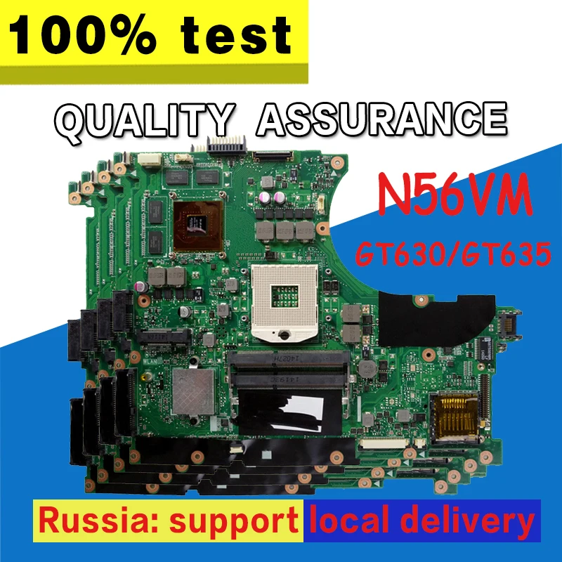 N56VM материнская плата GT630M/GT635M 2g для ASUS N56V N56VM N56VV N56VJ N56VB Материнская плата ноутбука N56VM материнская плата N56VM материнская плата