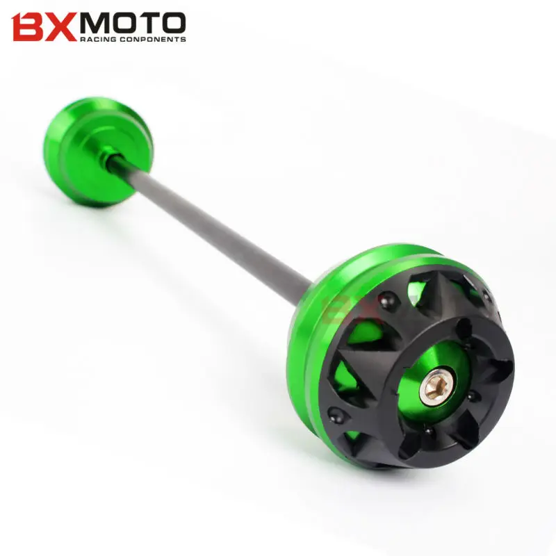 Новые популярные аксессуары для мотоциклов зеленые защитные ползунки передней