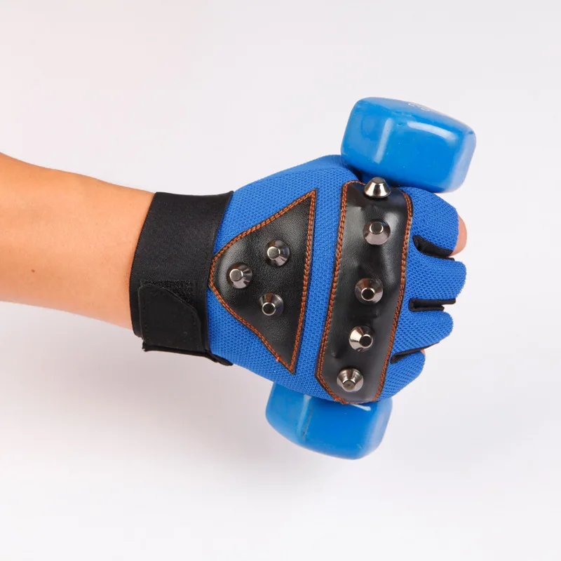 Модные спортивные перчатки для упражнений мужчин и женщин варежки без пальцев