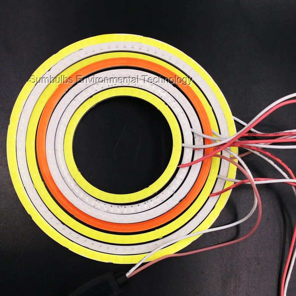 2 шт./лот 60 мм 120 ангельские глазки COB лампа кольцевой LED фары дневного света с