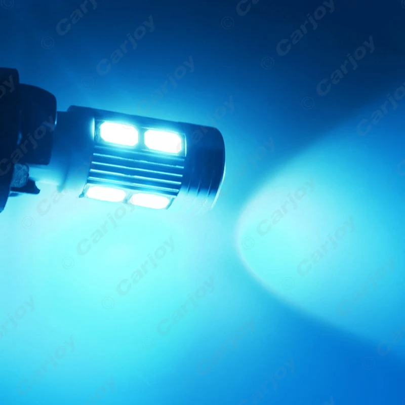 LEEWA 50 шт. DC12V T10 194/168 клиновидный 10-SMD 5630 чип автомобильная светодиодная лампа с
