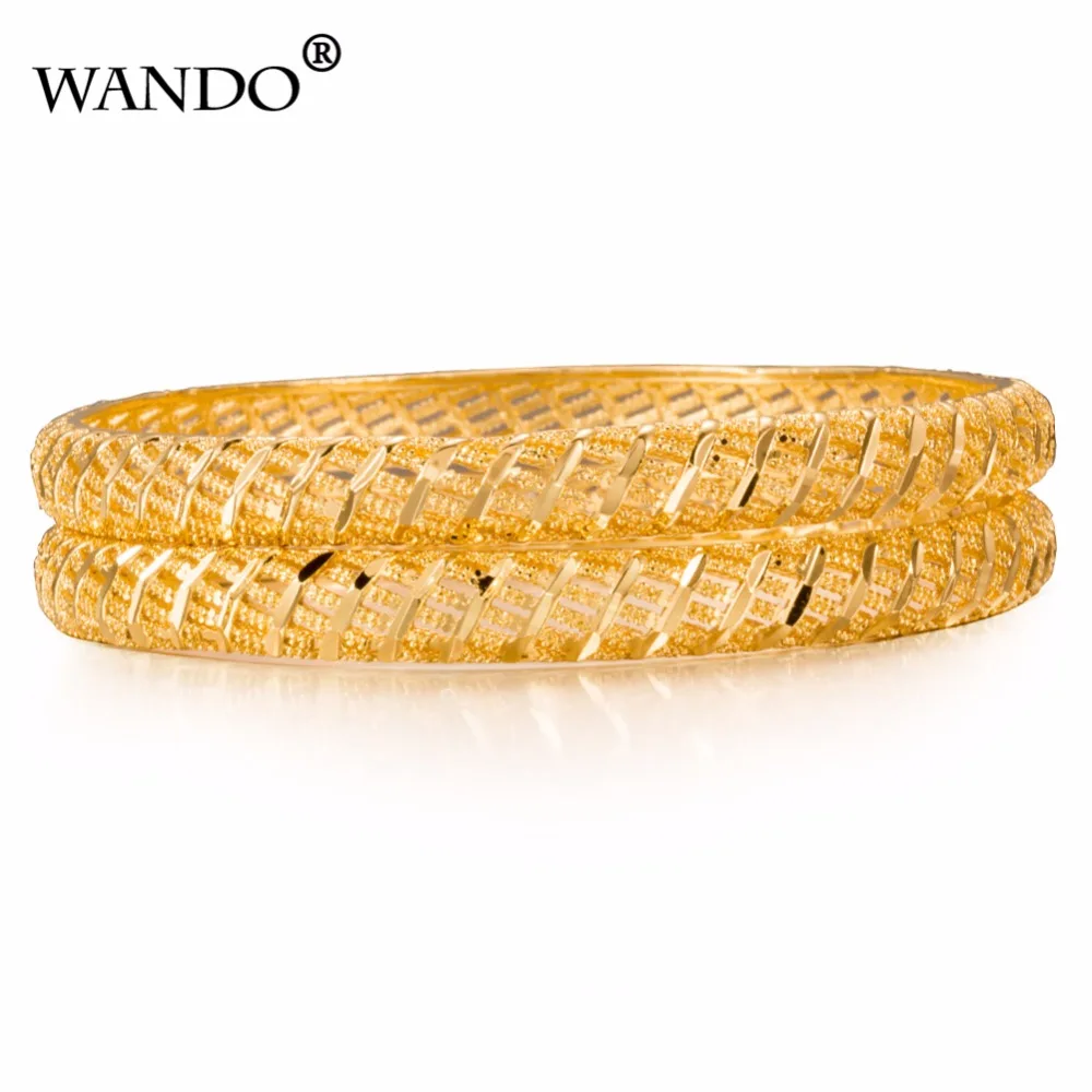 Браслеты WANDO18K для женщин 1 шт. Новое поступление золотого цвета браслеты