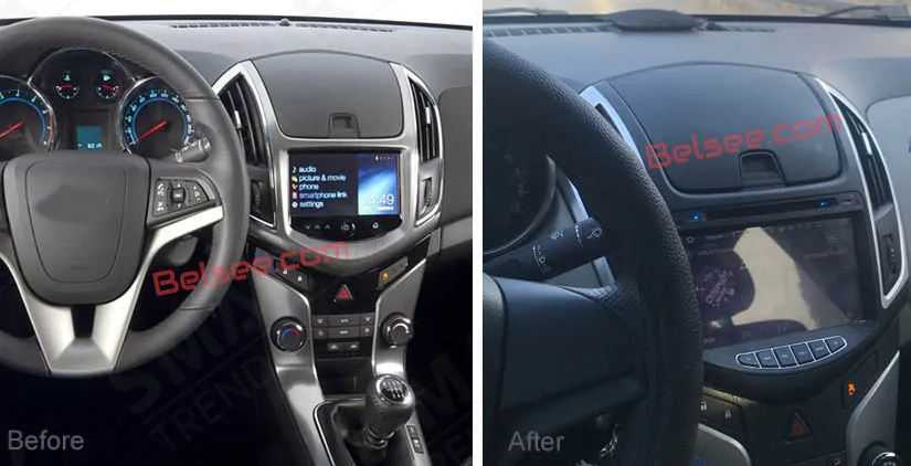 Belsee для Chevrolet Cruze 2013- Android 8,0 Автомагнитола стерео PX5 8 ядерный Авторадио dvd-плеер gps навигационный блок Bluetooth