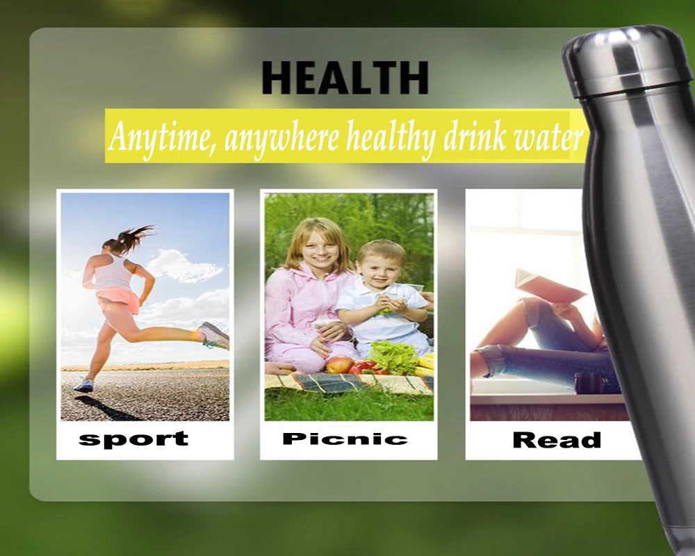 500 мл вакуумная фляга термос Расширительная бутылка для воды Термокружка