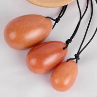 yoni eggs jade massager natural red aventurine stone for kegel exercise pelvic floor vaginal muscle tighten massage ben wa balls