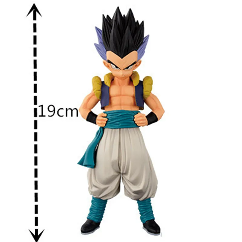 Dragon Ball Z Gotenks стоячая экшн-фигурка Драконий жемчуг зет Goten плавки Fusion Goku Super Saiyan Коллекция Модель игрушки 19 см