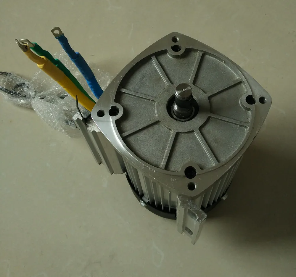 BM1424 2200w DC 72v бесщеточный двигатель без коробки передач, электрический автомобиль BLDC мотор