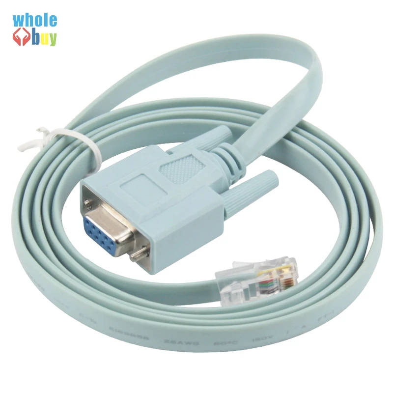 Cat5e RJ45 CAT6 to RS232 DB9 Console Ethernet Cable Adapter for Router Network Z09 Drop ship 300pcs/lot | Электроника