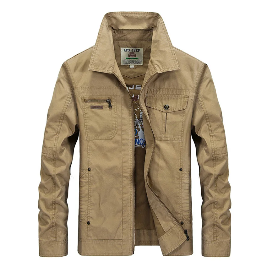 Free Shipping Fall Lapel Coat Pure Color Men's Frock Loose Thin Big Size Military Uniform CXY165 | Мужская одежда