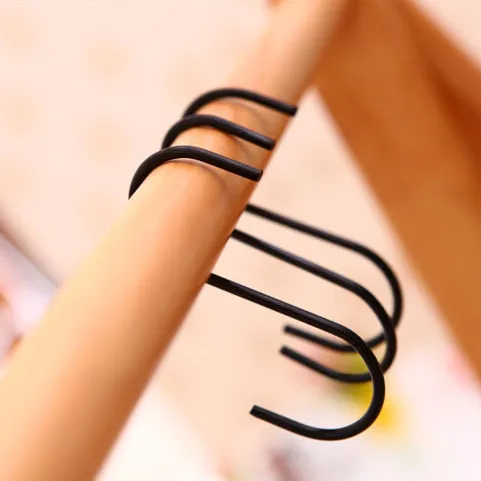 Универсальный крючок из нержавеющей стали 9 шт./лот черный | Дом и сад