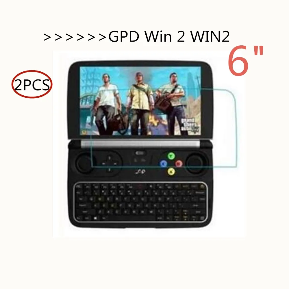 2 шт. 2.5D 0 26 мм 9H Премиум Закаленное стекло для GPD Win WIN2 6 &quotзащитная пленка|Защитные