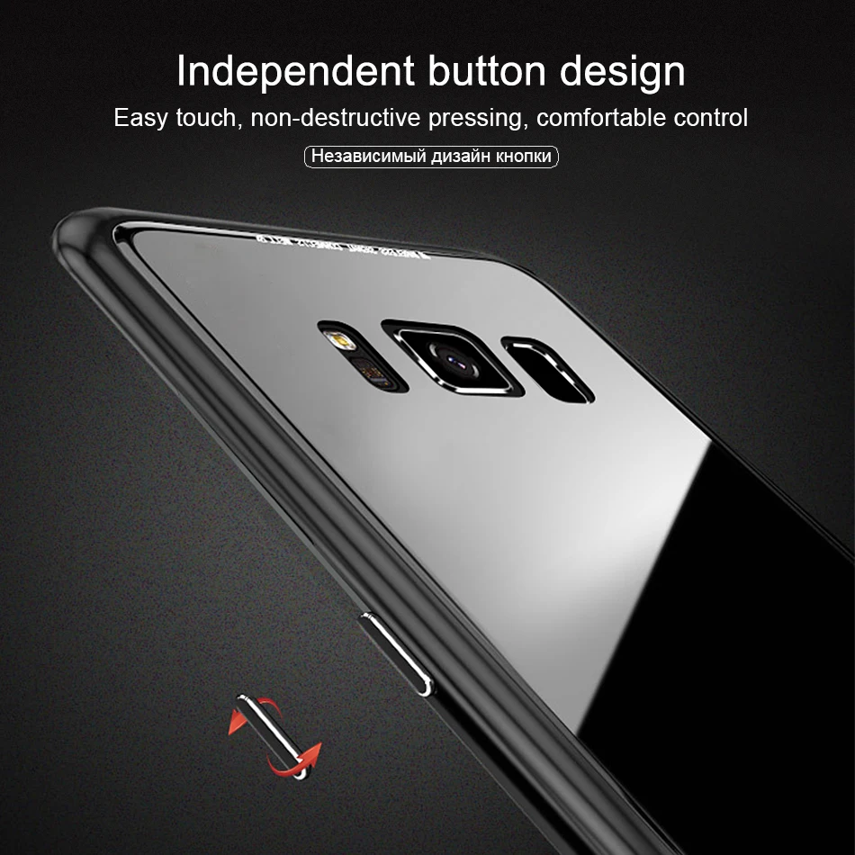 Чехол для samsung Galaxy S9 S8 Plus S7 Edge Note 8 9 чехол для J4 J6 Plus A7 A9 чехол s Роскошный 360 Магнитная Адсорбция