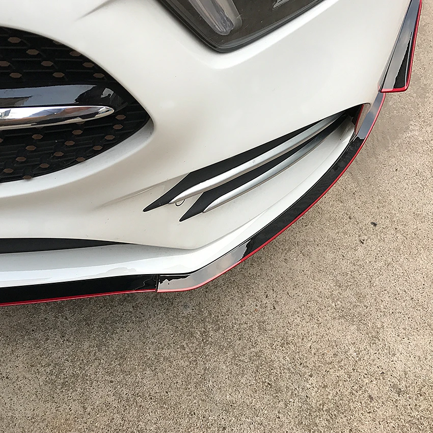 Для Mercedes Benz A Class W177 V177 A180 A200 A220 A250 спортивные наклейки переднего бампера отделка крыла крышка аксессуары автомобильный Стайлинг