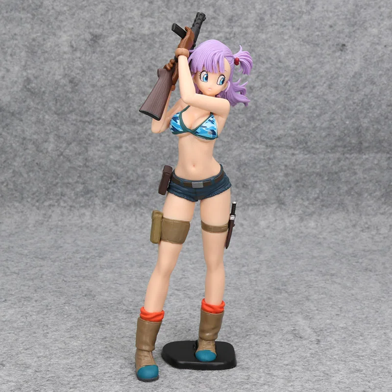 purple bulma bag Dragon Ball Z Bulma figure 18 Аниме dragonball Bulma Bunny Girl Zoukei Tenkaichi Budoukai фигурка из ПВХ игрушки - Цвет: purple bulma bag