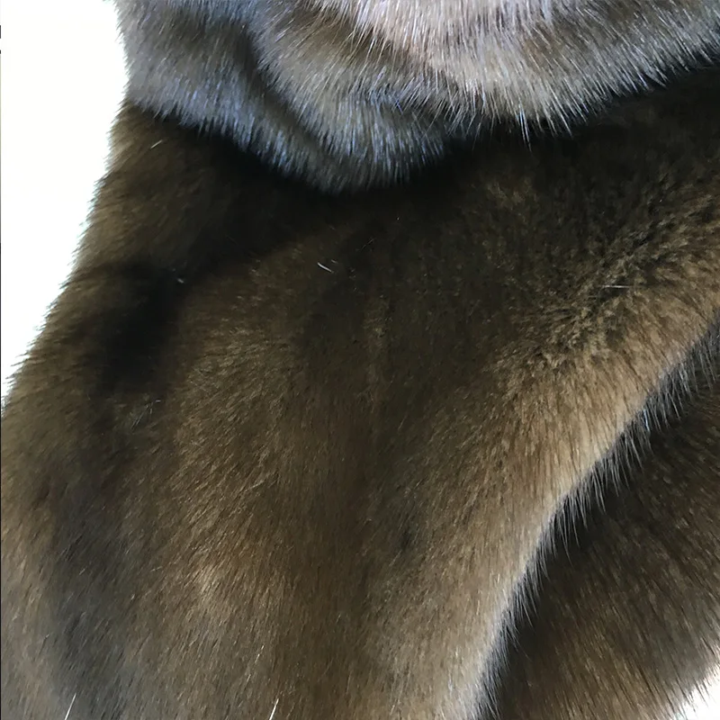 New Women's Mink Fur Coats Sleeveless Vests Real Black/Coffee Color Genuine Coat Winter Luxury Vest Hooded Pockets | Женская одежда