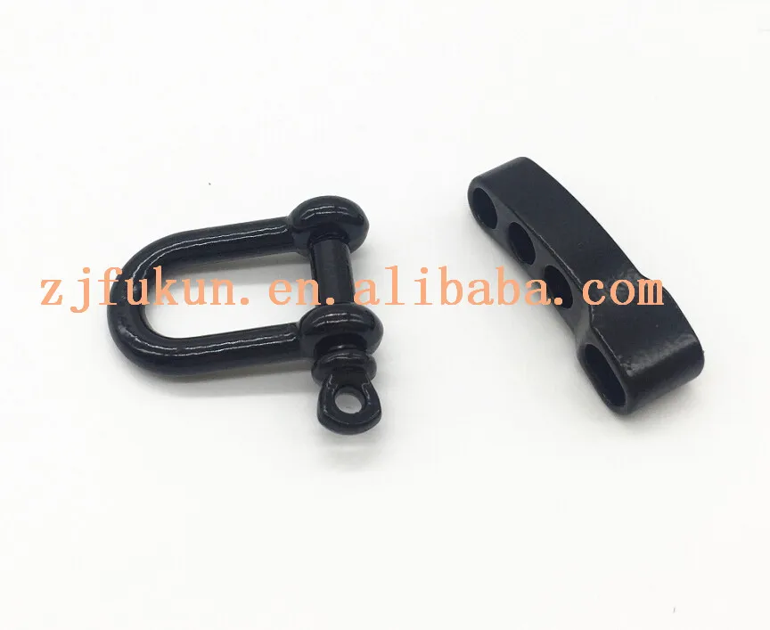 5 шт./лот Регулируемый Паракорд браслет выживания металлическая пряжка стальные