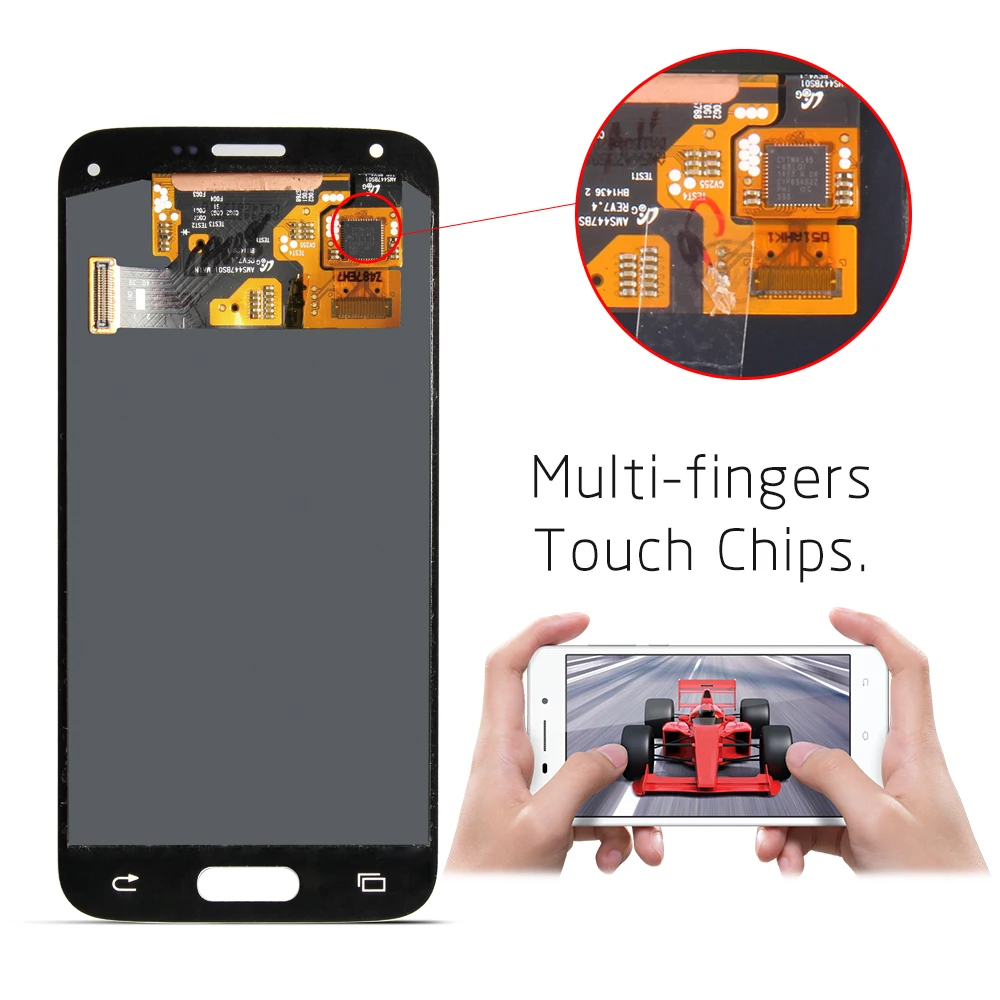 4 5 ''AMOLED/OLED/TFT для Samsung Galaxy S5 Mini G800 G800M G800F G800H ЖК дисплей сенсорный экран