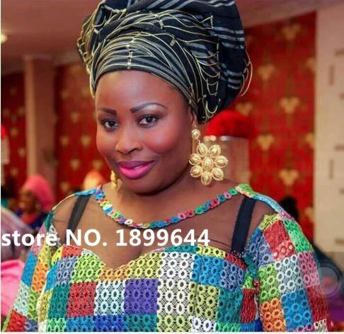 Лидер продаж Африканский тюль Кружево Ткань 2016 новое поступление шнур принт