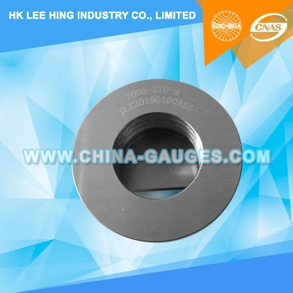 

E26 Go Gauge for Caps 7006-27D-3 (Included ISO 17025 CNAS & ILAC Calibration Certificate)