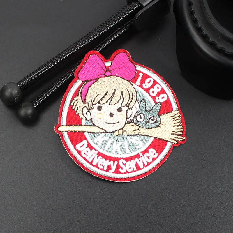 Нашивка с вышивкой в стиле аниме 1989 Kiki's Delivery | Дом и сад