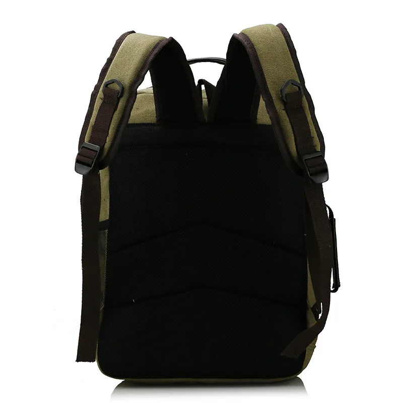 2017 Мужской 14 дюймовый рюкзак для ноутбука студенческий большой холщовый