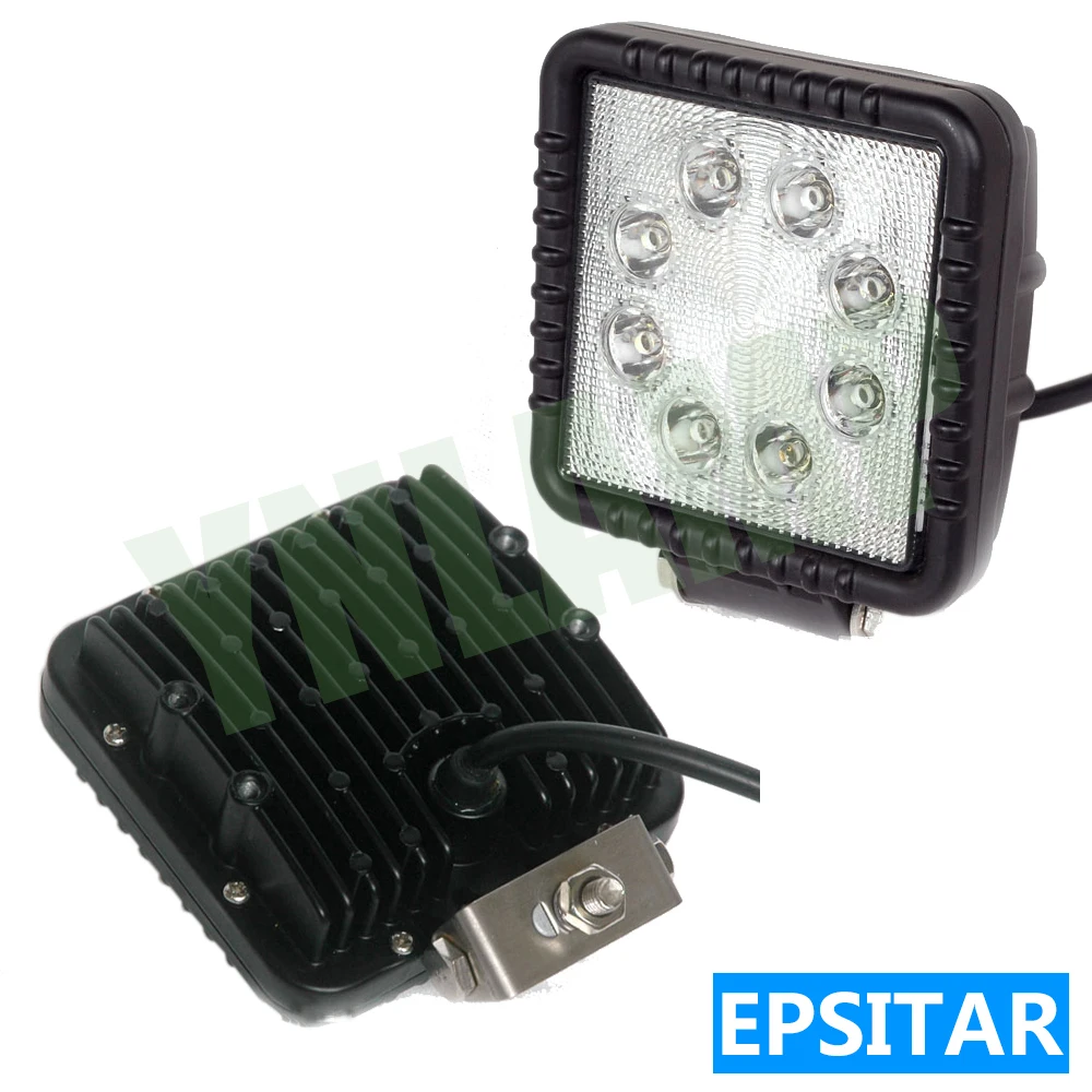 YNROAD 4 inch 24W Led work light spot/flood beam for offload truck use 8pcs*3W epsitar leds IP67 1680LM | Автомобили и мотоциклы