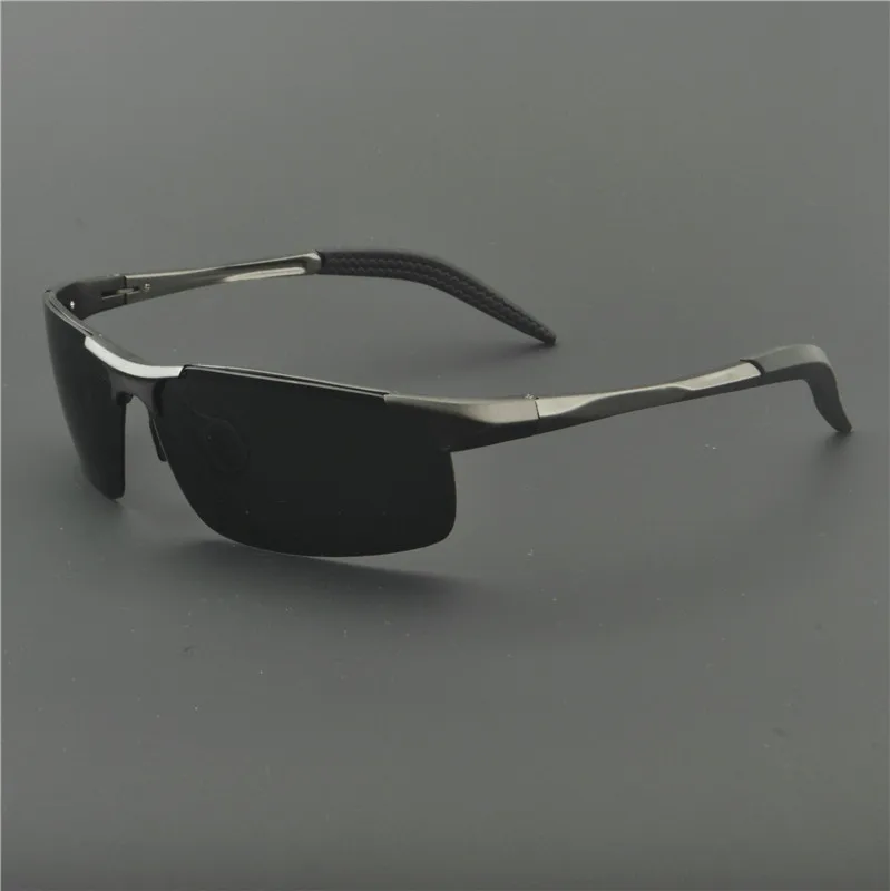 Дизайнерские мужские очки из алюминиево-магниевого сплава поляризационные