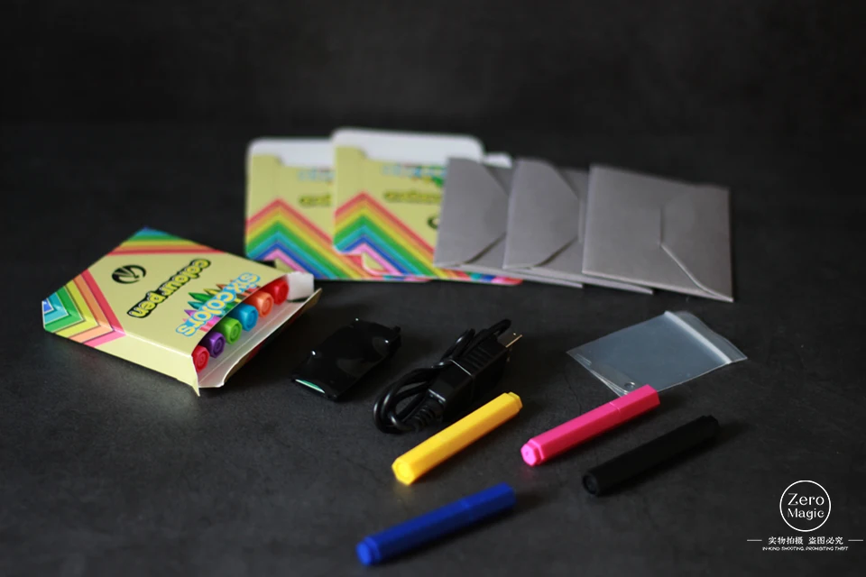 Цветная ручка предсказаний-color Match Mini, сценическая магия, крупным планом, иллюзии, аксессуар, трюк, ментализм, магический трюк, реквизит