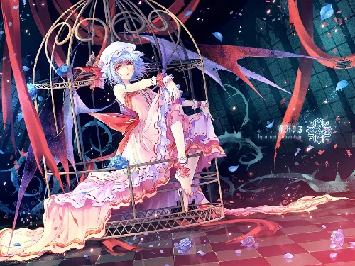 Алая Ремилия проект TouHou косплей алая костюм для косплея Хэллоуин искусственный