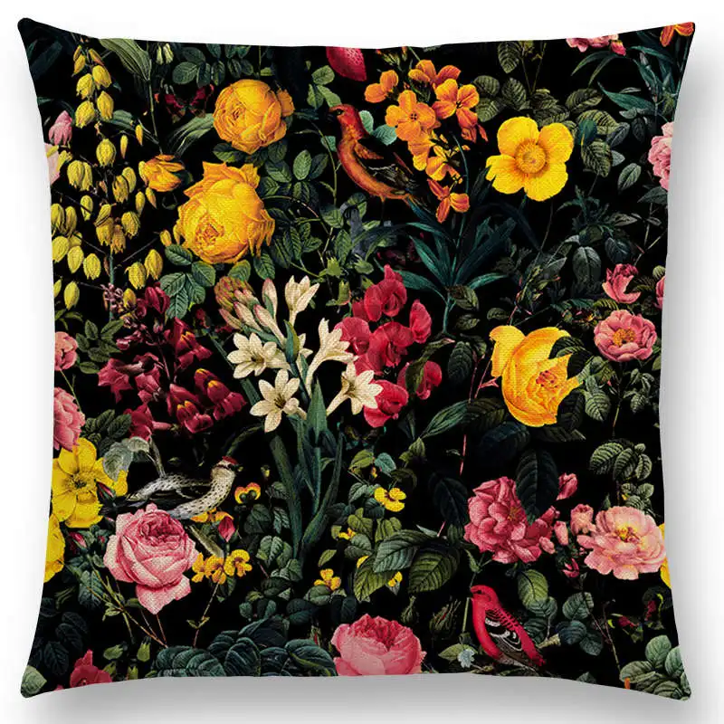 Лидер продаж животные цветочный принт фламинго кошка собака птицы олень пантера