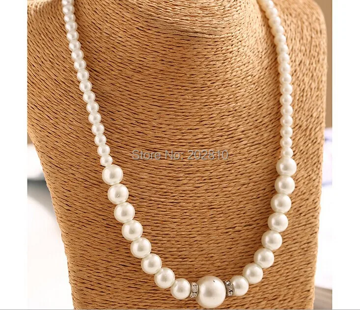 Лучшее качество 2020 Модный осенне зимний комплект с жемчужной вставкой ожерелье