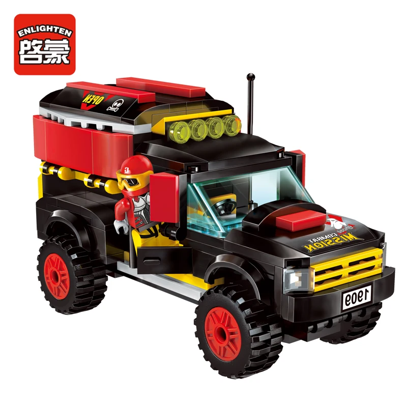 Просветить строительные блоки для детей городская полиция SWAT Attack 2 цифры 240 шт Мпц