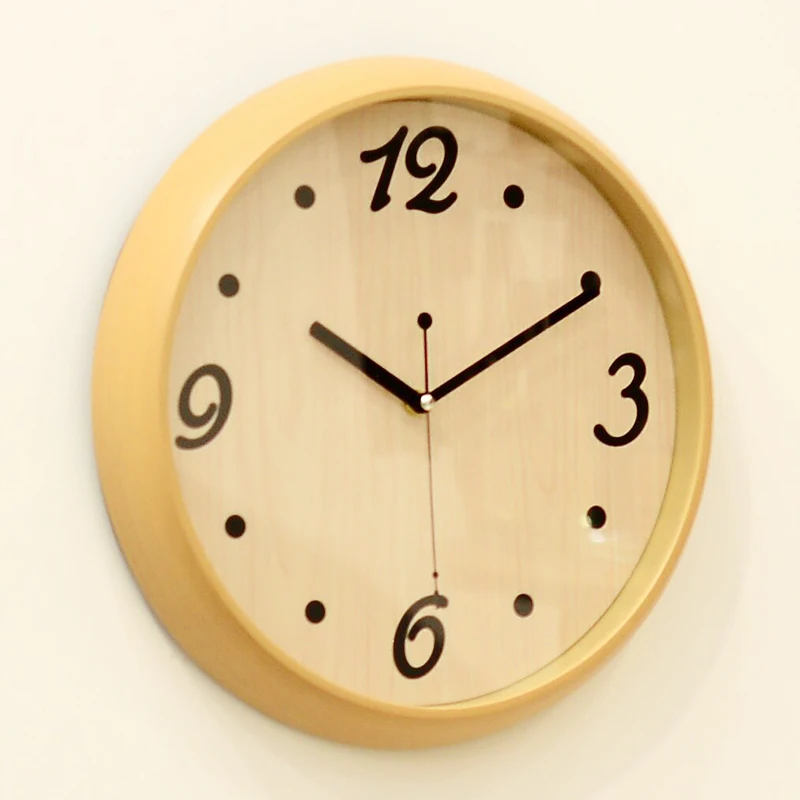 

14inch Creative ABS Clock Personalized Fashion Digital Mute Modern Minimalist Living Room Children Round Large Quartz Clock