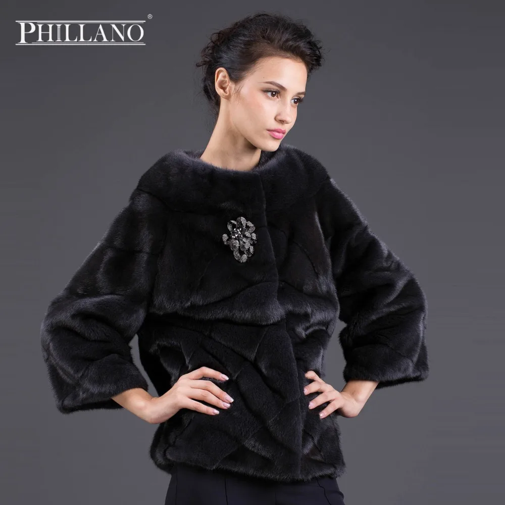 Горящие Товары PHILLANO 2016 Новое Поступление Короткая Модель Женская Куртка Меховая