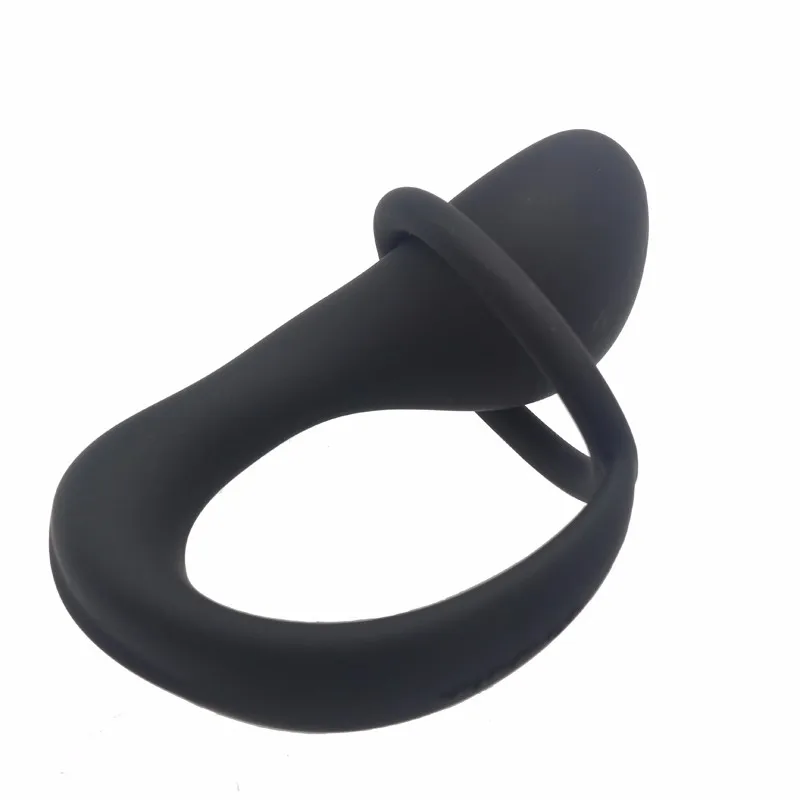 Silicone Male masturbator Prostate Massage Anal plug stimulator Butt Plug for Men Cock Ring Delay Erotic anal Sex Toys-25 | Красота и