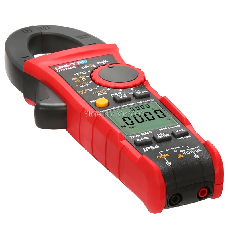 UNI T UT219DS true RMS Профессиональный клещи IP54 пыли/водонепроницаемый цифровой