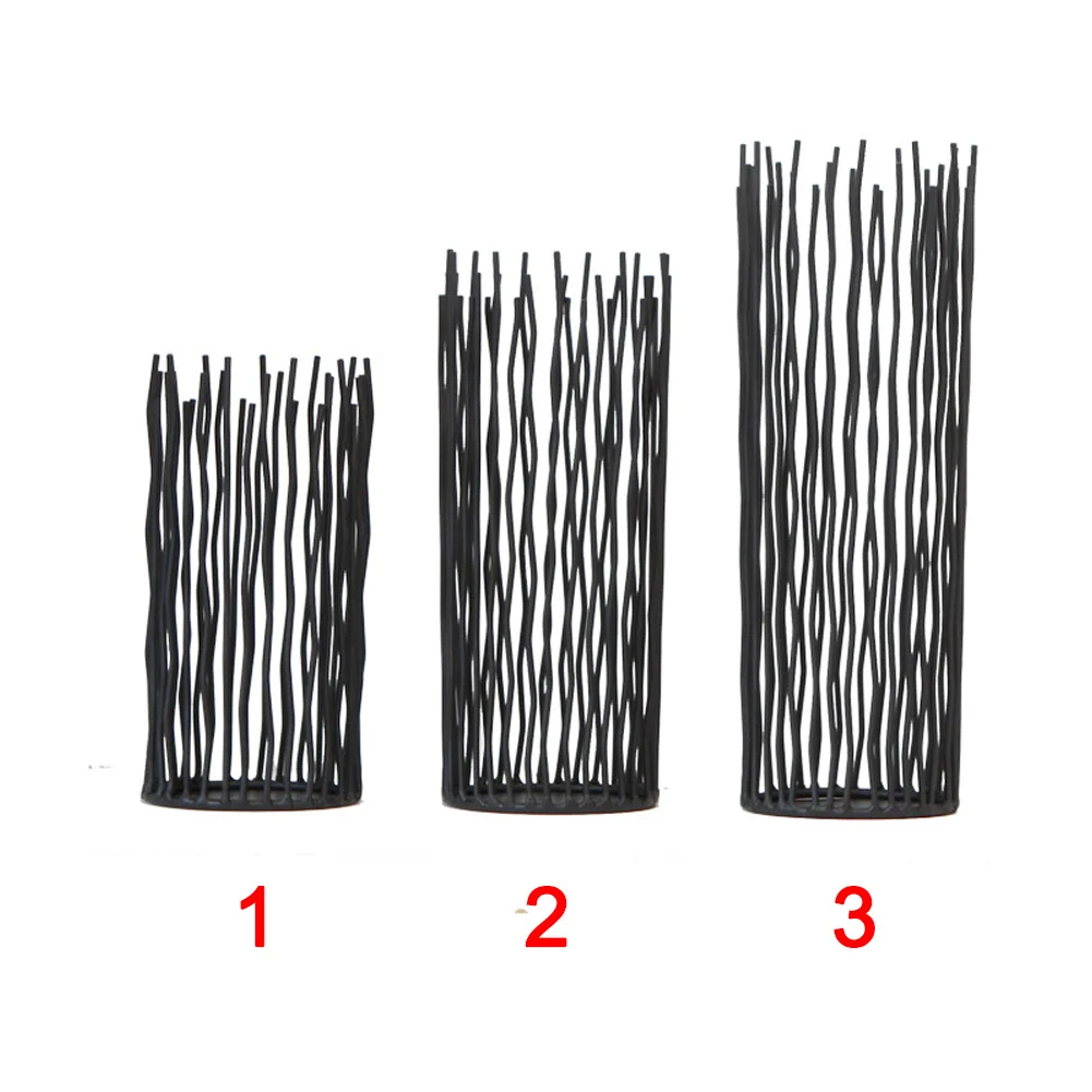 Подсвечник МЕТАЛЛИЧЕСКАЯ ВОЛНА гладить структура Desktop Романтические свадебные бар украшения Винтаж стенд