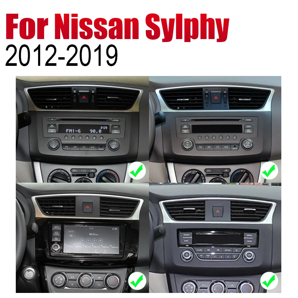 Автомагнитола 2DIN для Nissan Sylphy 2012 ~ 2019 аксессуары GPS навигация мультимедийная