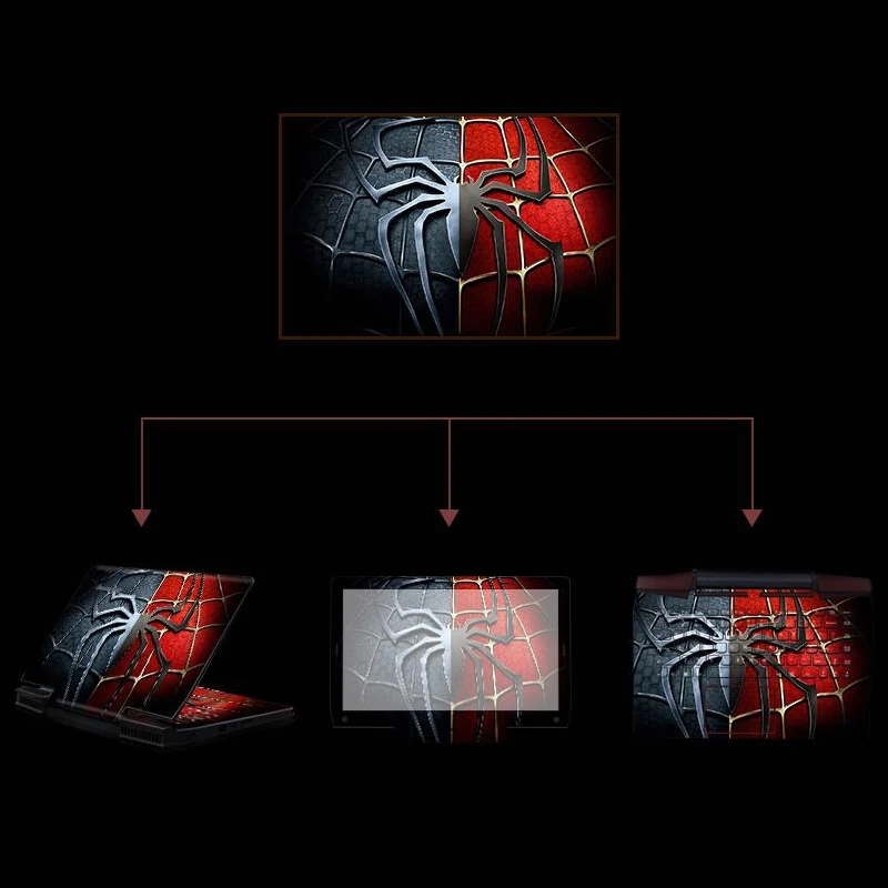 Новинка! 2018 Ноутбук наклейка DIY личность ПВХ шкуры пылезащитный ABC сторон + ключи